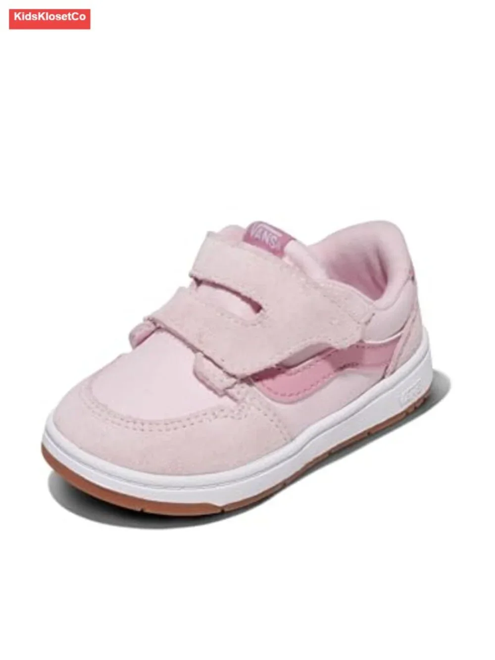 Kids' Retro Court Fashion Sneakers with Hook-and-Loop Strap